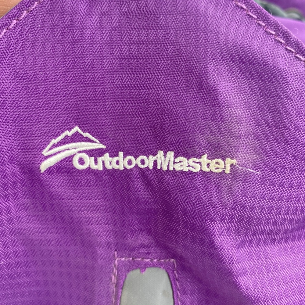 OutdoorMaster Hiking Backpacking 50L‎ Travel Carry-On Waterproof Cover Purple - Picture 2 of 16
